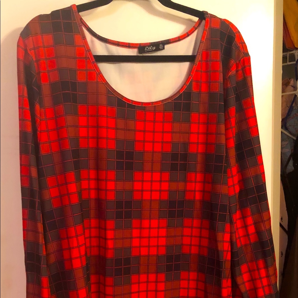 Buffalo Plaid Plus Size Tunic